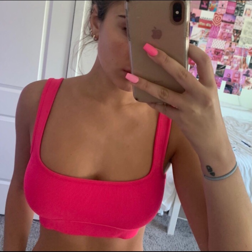 Zara Pink Crop Top